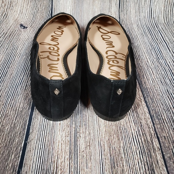 NWOT Sam Edelman Rosalie black suede flats - Picture 2 of 3